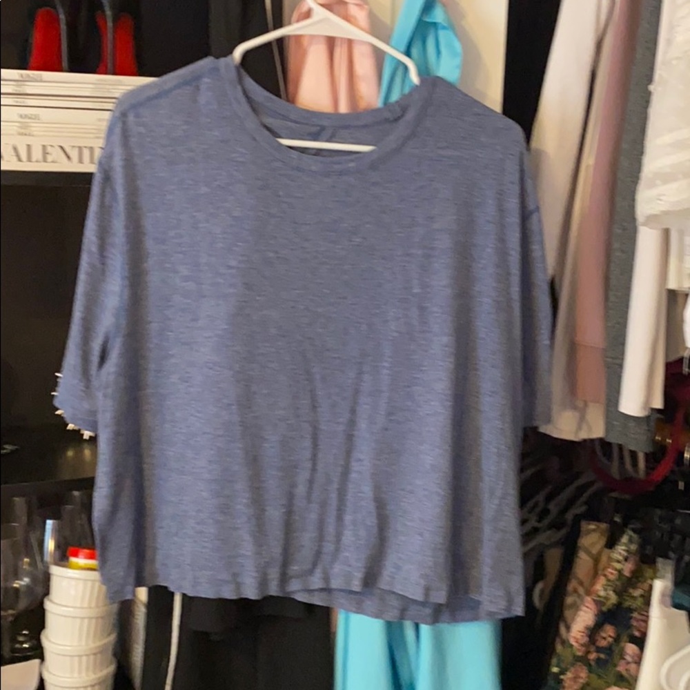 Lulu lemon boxy crop top